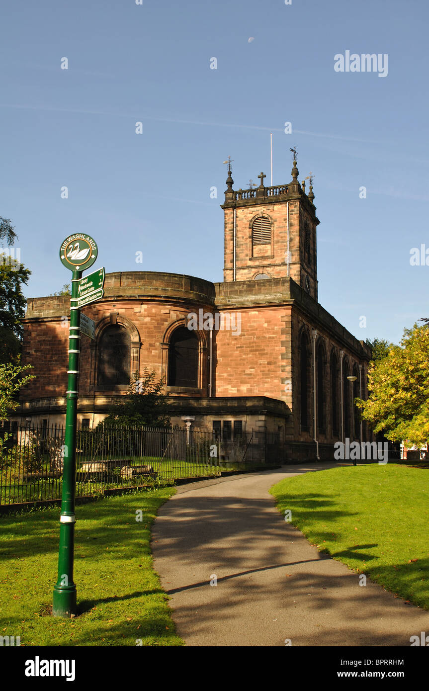 St. Modwen`s Church, Burton on Trent, Staffordshire, England, UK Stock Photo